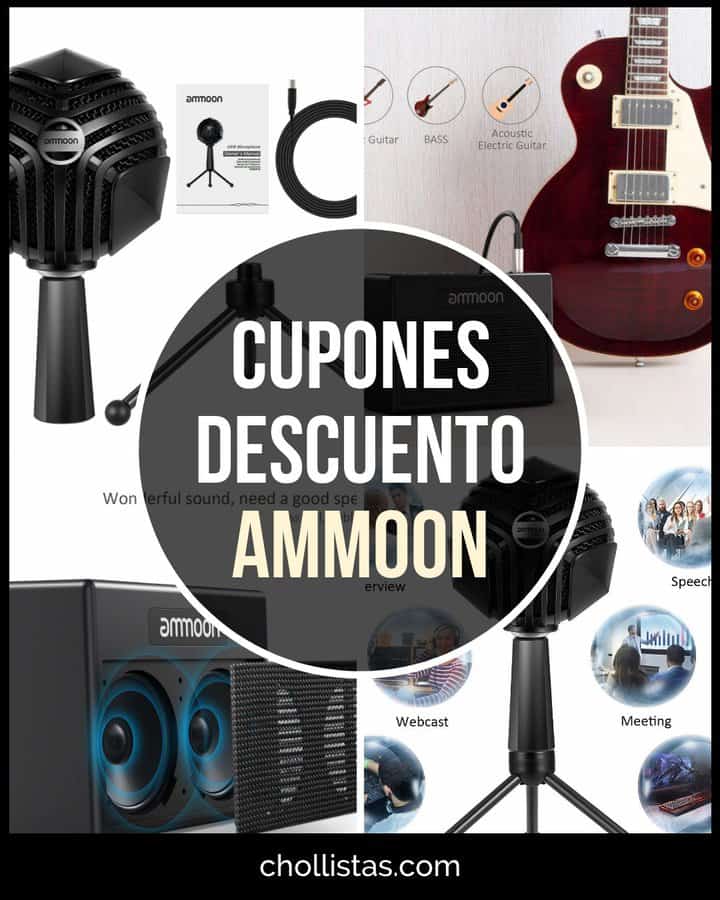 Chollo Amplificador para guitarra eléctrica y micrófono ammoon (Cupón Descuento)