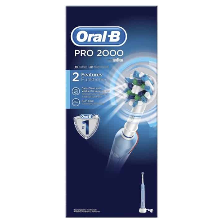 Oferta cepillo Oral B Pro 2000 por 46 euros (50% descuento)