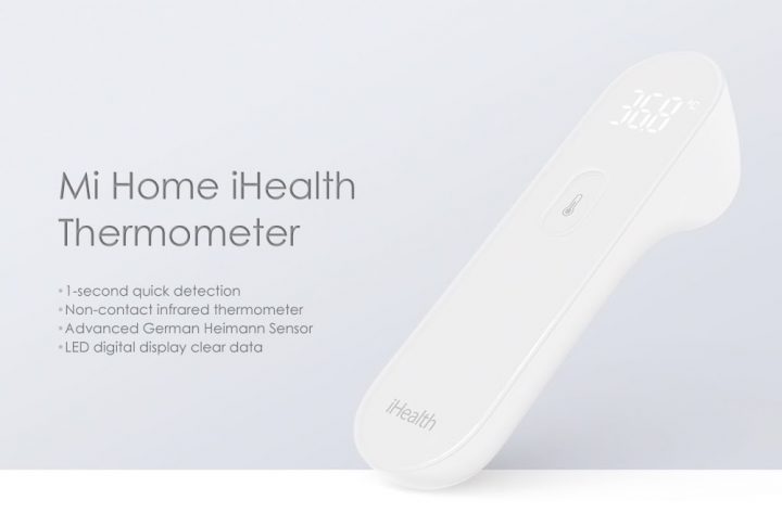 Oferta termómetro por infrarrojos Xiaomi Mi Home iHealth por 17 euros (Cupón Descuento)