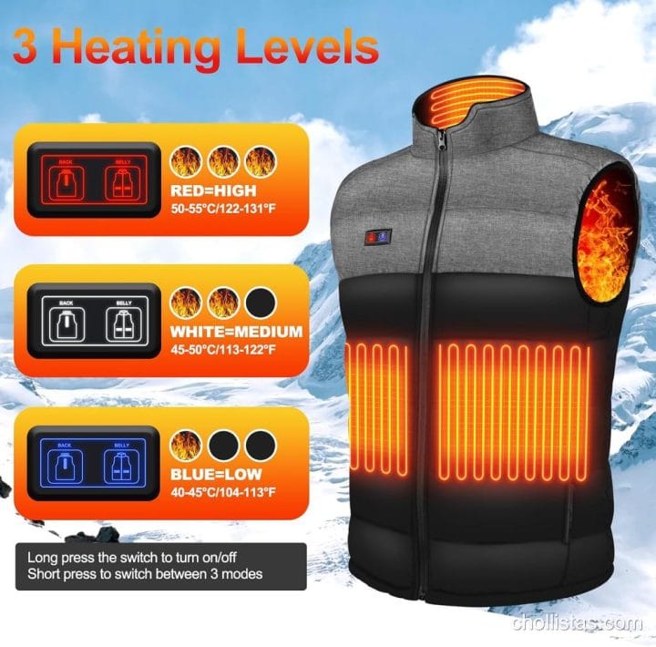 chaleco termico electrico