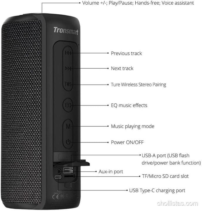 Chollazo: Altavoz bluetooth sumergible Tronsmart T6 Plus por 55 euros en Amazon 7 tronsmart t6 plus