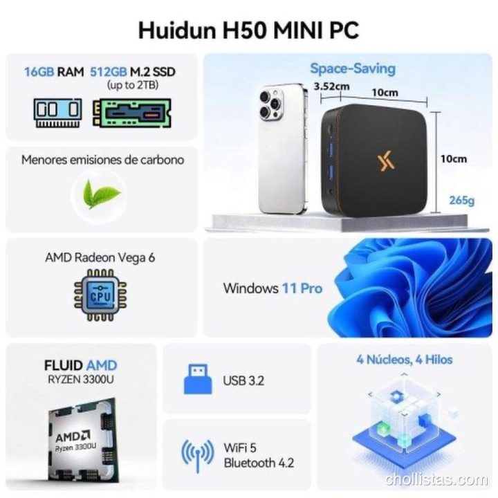 Review del Huidun H50: El Mini PC de 327€ que lo cambia todo 7 Review del Huidun H50: El Mini PC de 327€ que lo cambia todo