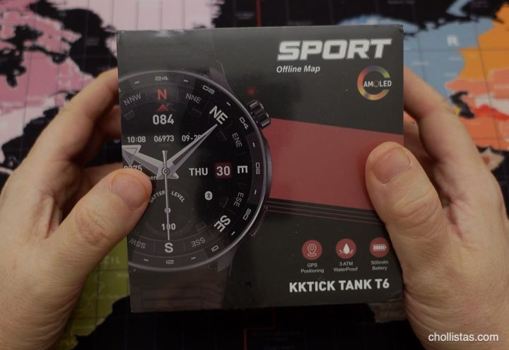 KKTICK TANK T6: El reloj táctico con GPS y mapas offline que aniquila a la competencia por 55 euros 2 KKTICK TANK T6: El reloj táctico con GPS y mapas offline que aniquila a la competencia por 55 euros