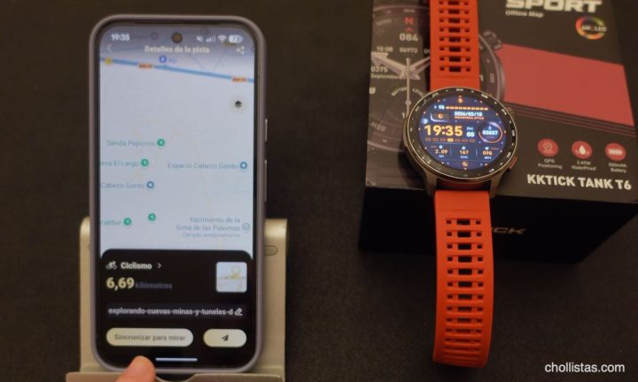 KKTICK TANK T6: El reloj táctico con GPS y mapas offline que aniquila a la competencia por 55 euros 5 KKTICK TANK T6: El reloj táctico con GPS y mapas offline que aniquila a la competencia por 55 euros
