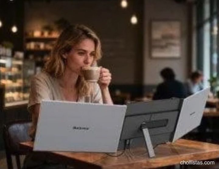 ¡Adiós a trabajar incómodo! Probamos el monitor portátil Blackview DCM6 y es el chollo definitivo para tu portátil