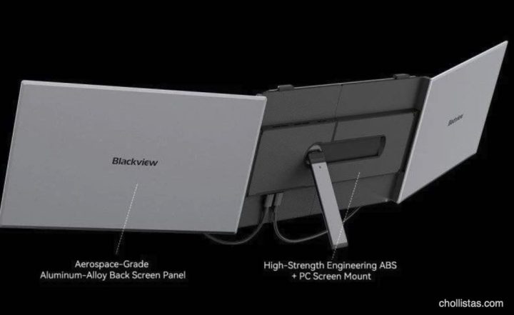 ¡Adiós a trabajar incómodo! Probamos el monitor portátil Blackview DCM6 y es el chollo definitivo para tu portátil
