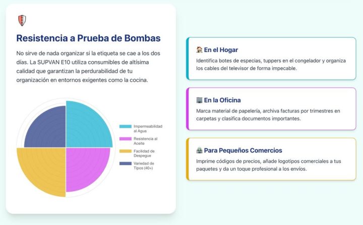 ¡Adiós al Caos! La etiquetadora bluetooth SUPVAN E10 cuesta menos de 18 euros y cambiará tu vida