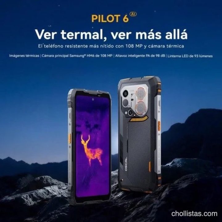 ¡Ni se te ocurra comprar otro móvil! El OSCAL Pilot 6 hunde a la gama alta por 319€ (y tiene cámara térmica)