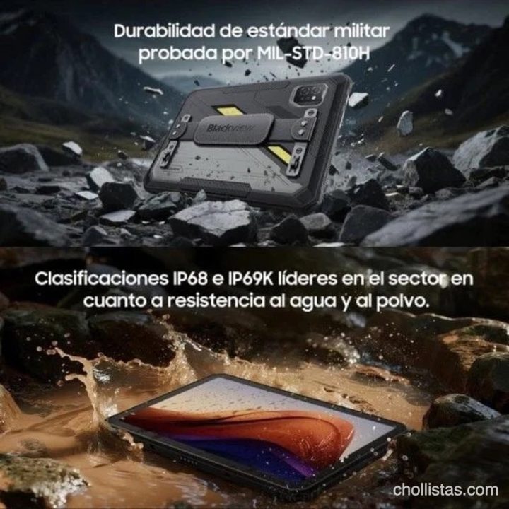 ¡Tiembla iPad! Esta tablet blindada tiene visión nocturna, batería infinita e Inteligencia Artificial por solo 208 euros (Review Tablet Blackview Active 7)