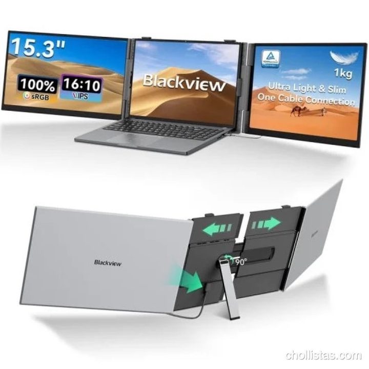 ¡El secreto de los nómadas digitales al descubierto! Probamos el brutal monitor Blackview DCM8 Pro a un precio de locura