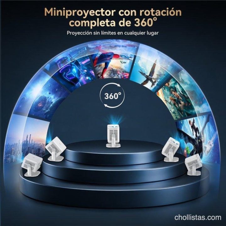 ¡Locura total! El Proyector Huidun PT10 con Netflix oficial se desploma a 129€ y revienta el mercado del cine en casa
