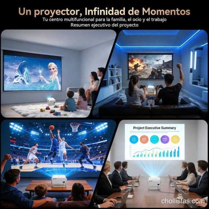 ¡Locura total! El Proyector Huidun PT10 con Netflix oficial se desploma a 129€ y revienta el mercado del cine en casa