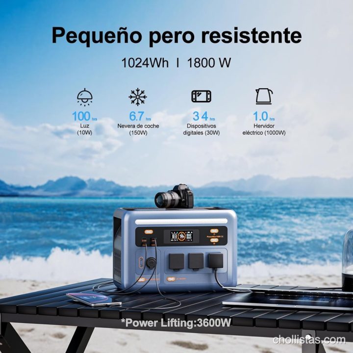 ¡Adiós a los apagones! La brutal OSCAL PowerMax1800SE tumba su precio a la mitad y es la locura del momento