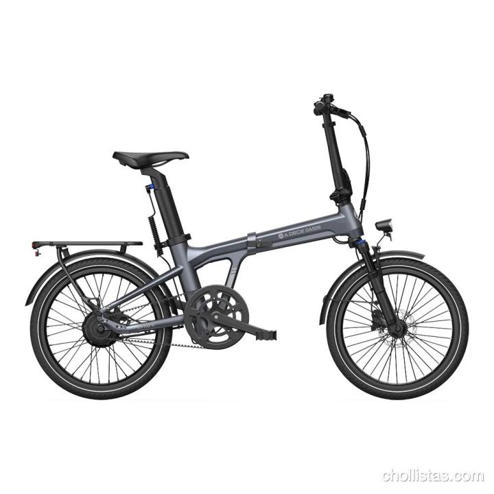 La revolución de las calles tiene nombre: probamos la ADO Air 20 Pro 2026 (y te explicamos por qué es el chollo tecnológico del año) 2 Bicicleta eléctrica plegable ADO Air 20 Pro 2026 de color gris con portaequipajes y batería en la tija del sillín