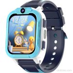 Reloj inteligente Blackview Z40 Pro de diseño robusto en azul y blanco, con cámara integrada y pantalla de 1,85 pulgadas