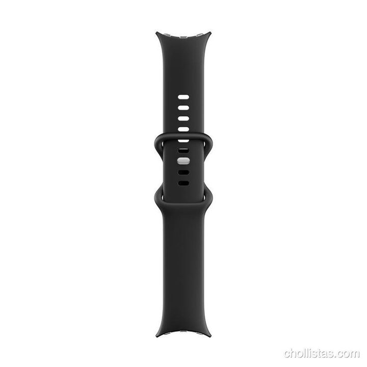 Correa deportiva de caucho sintético de color negro para el Google Pixel Watch