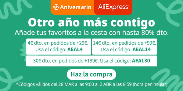 Celebra el 12 Aniversario de AliExpress con sus mejores promociones