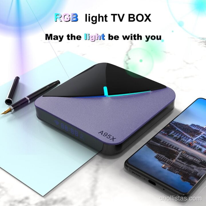 TV Box Android A95X F3 Air II de oferta