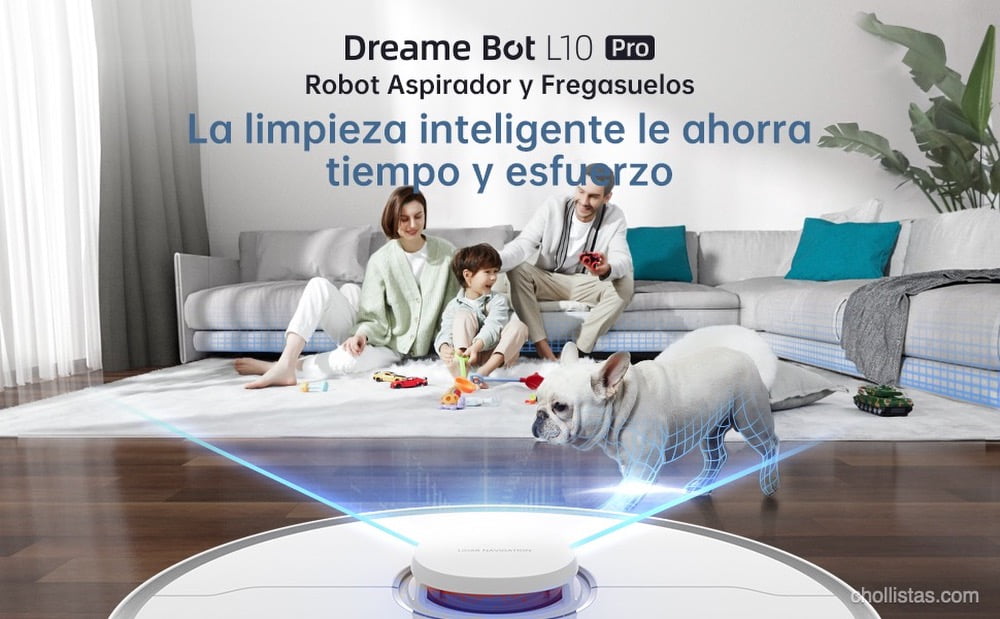 Tope de gama: Robot aspirador Dreame L10 Pro de oferta por 299 euros en Amazon (Cupón Descuento)