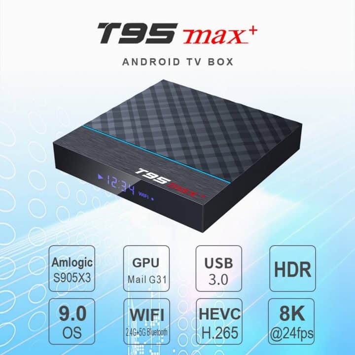 Oferta TV Box Android T95 MAX+ por 34 euros (Cupón descuento)