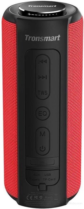 Altavoz bluetooth sumergible Tronsmart T6 Plus Rojo por 39 euros en Amazon 1 tronsmart t6 plus red