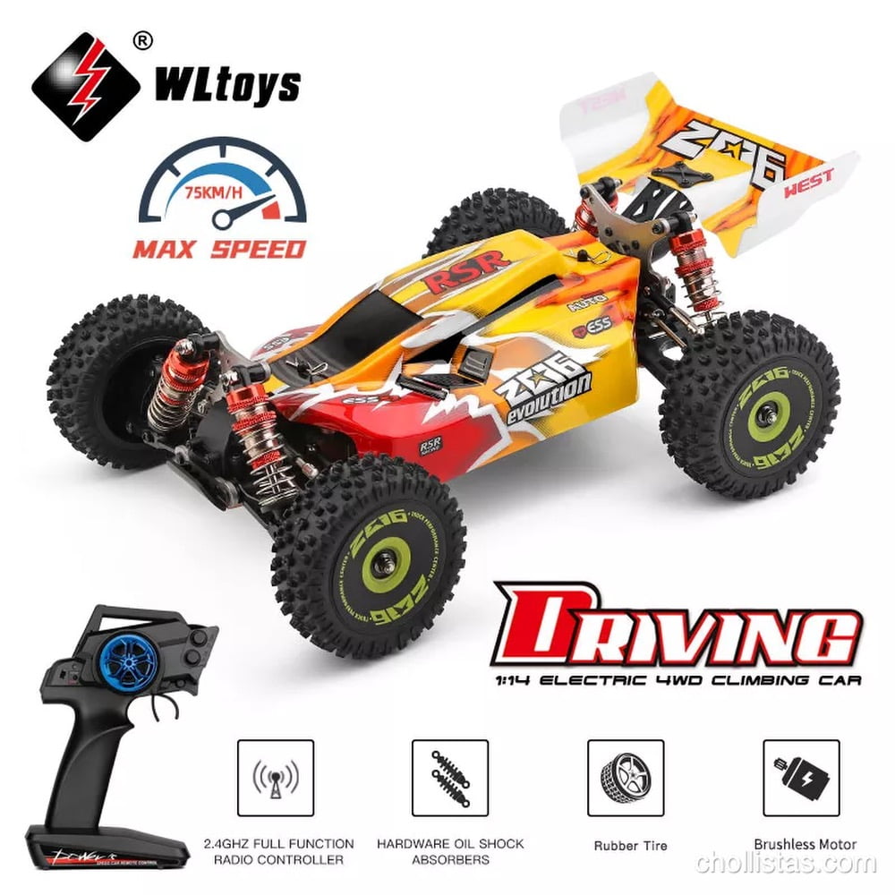 ¡Descubre la emoción de la velocidad con el coche RC TT WLToys 144001! Ahora en oferta a solo 58 euros 8 tomshoo